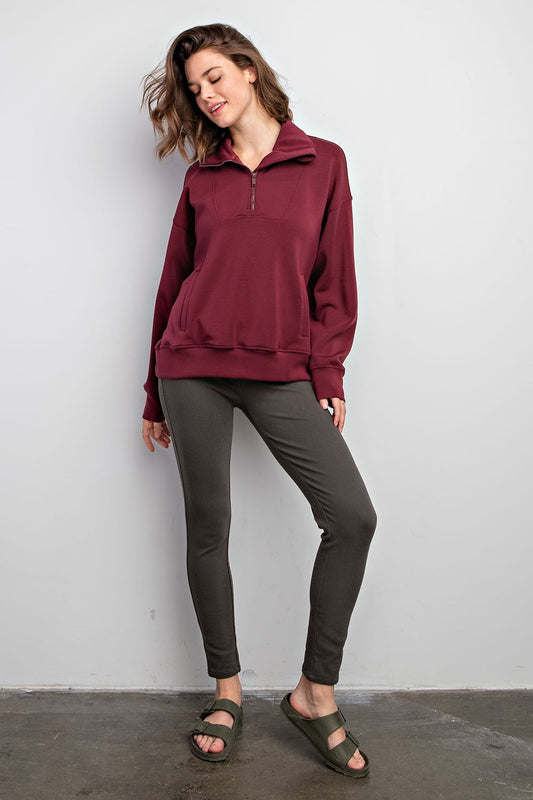 Quarter Zip Pullover