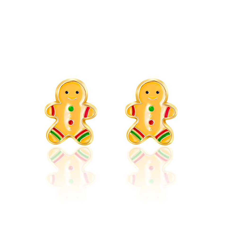 Gingerbread Man | Cutie Stud Earrings