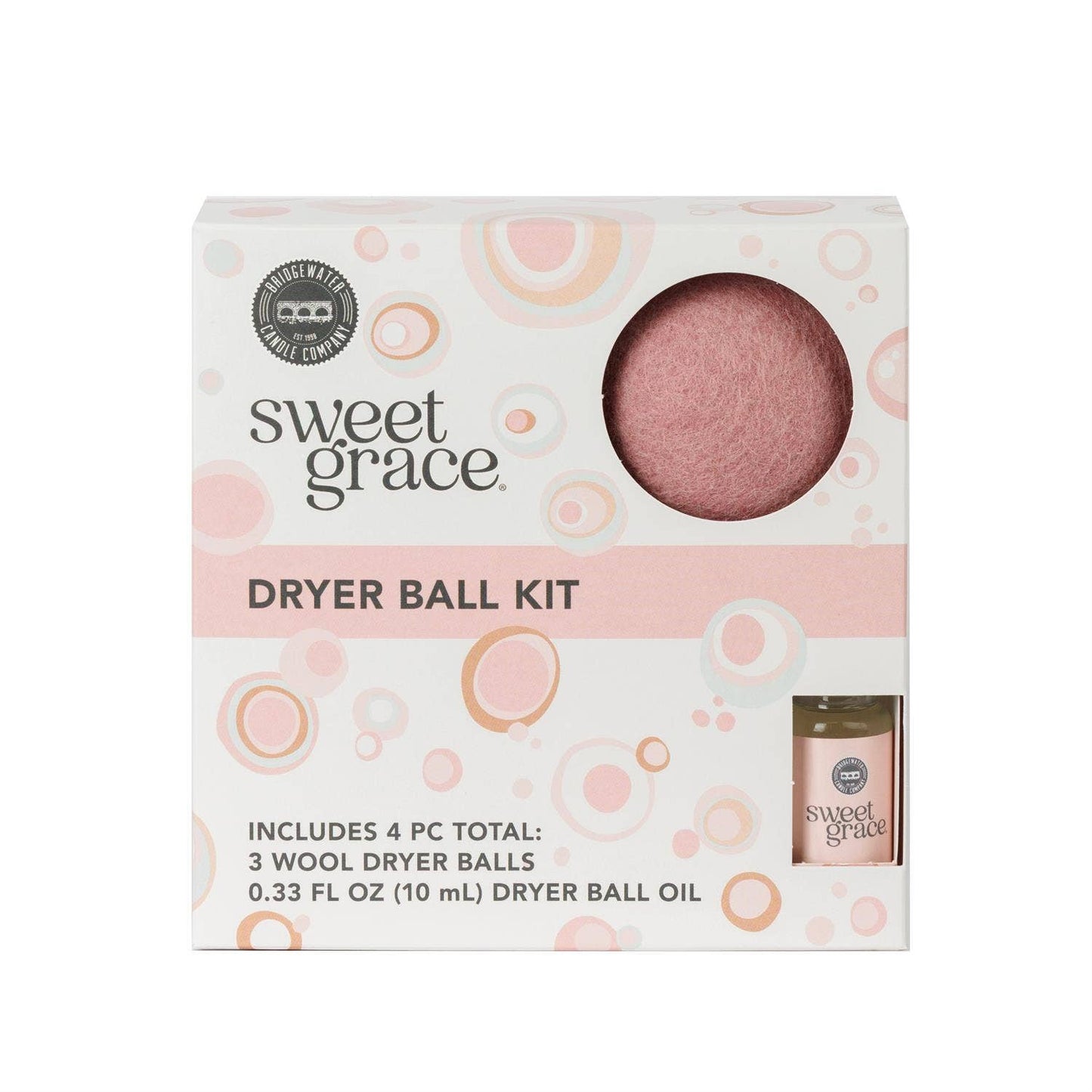 Sweet Grace Wool Dryer Ball Kit | Luxury Laundry, 3pk