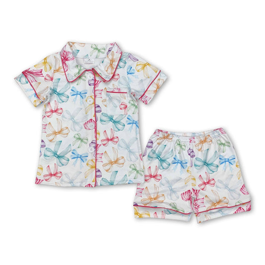 Girls Bow PJs