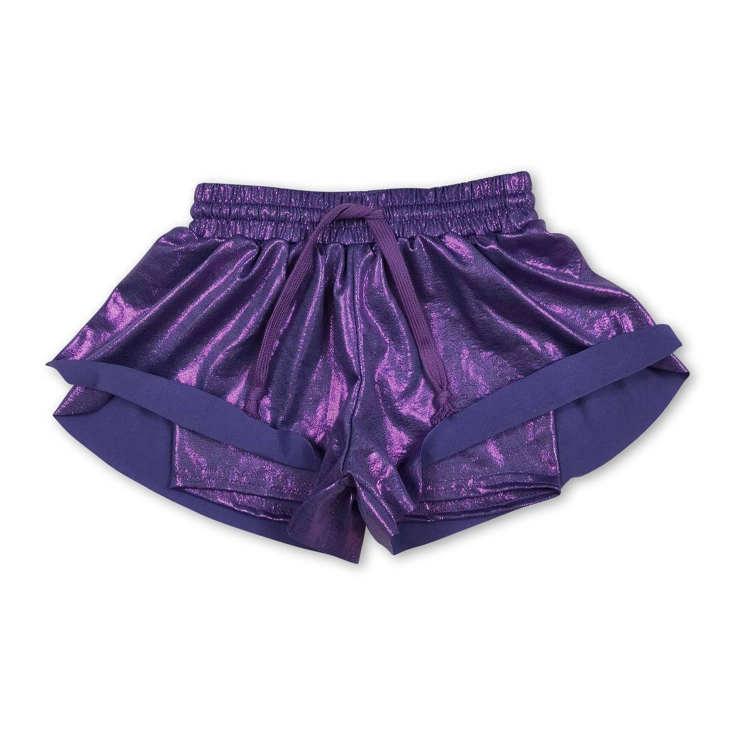 Metallic Girls Shorts