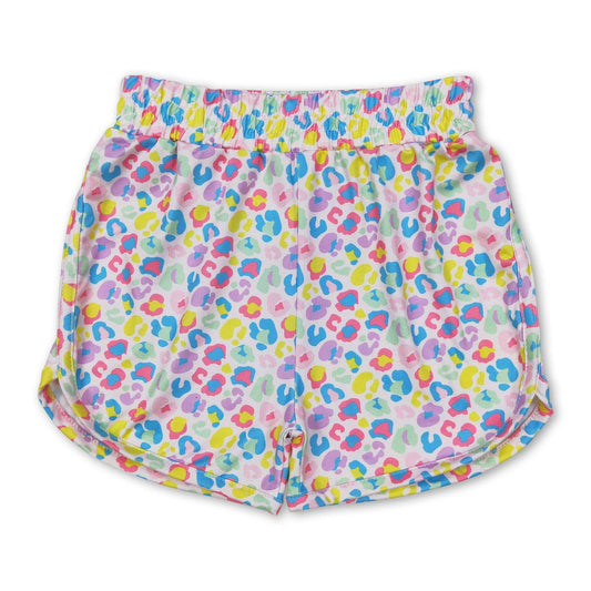 Colorful Elastic Waist Kids Summer Shorts