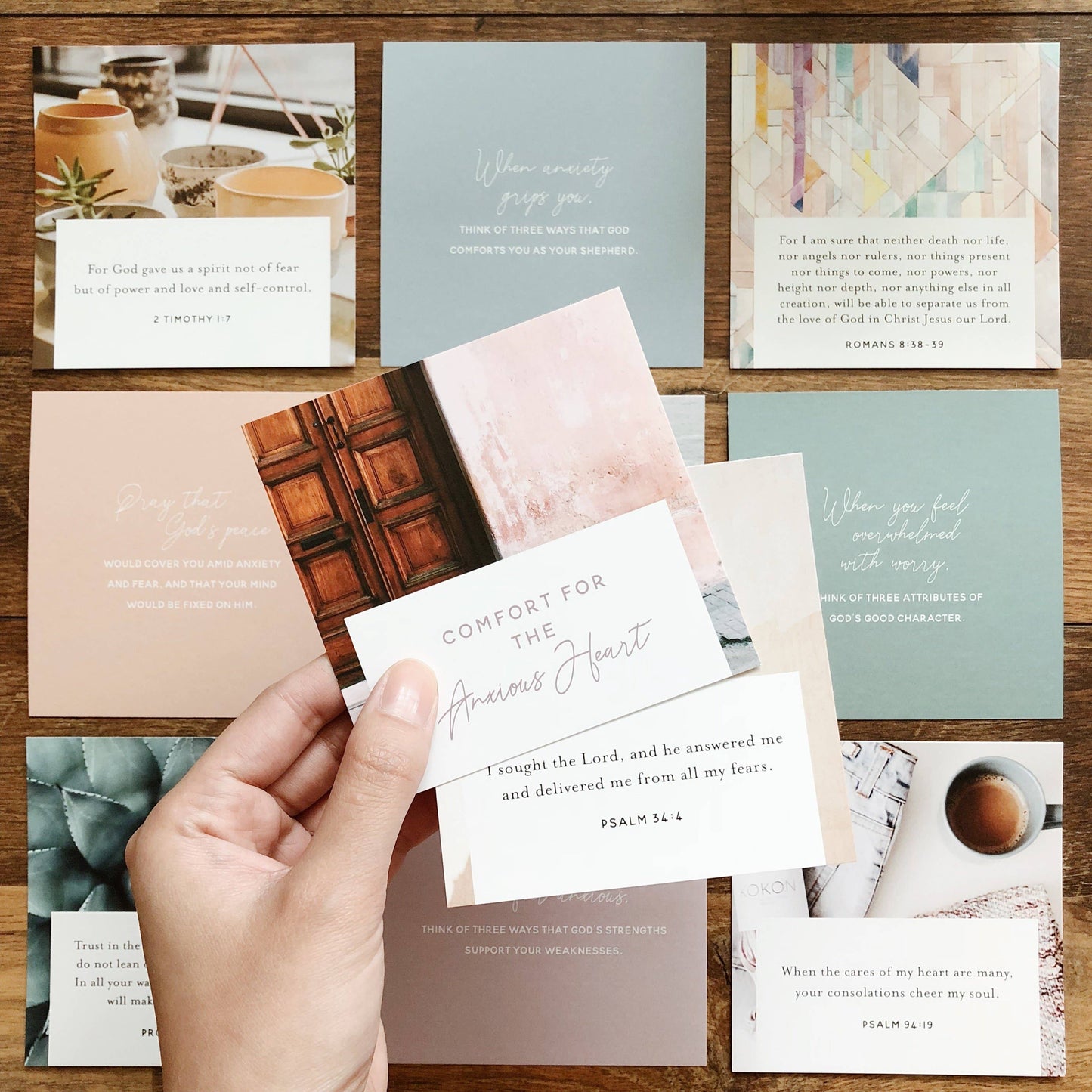Comfort for the Anxious Heart Verse Cards