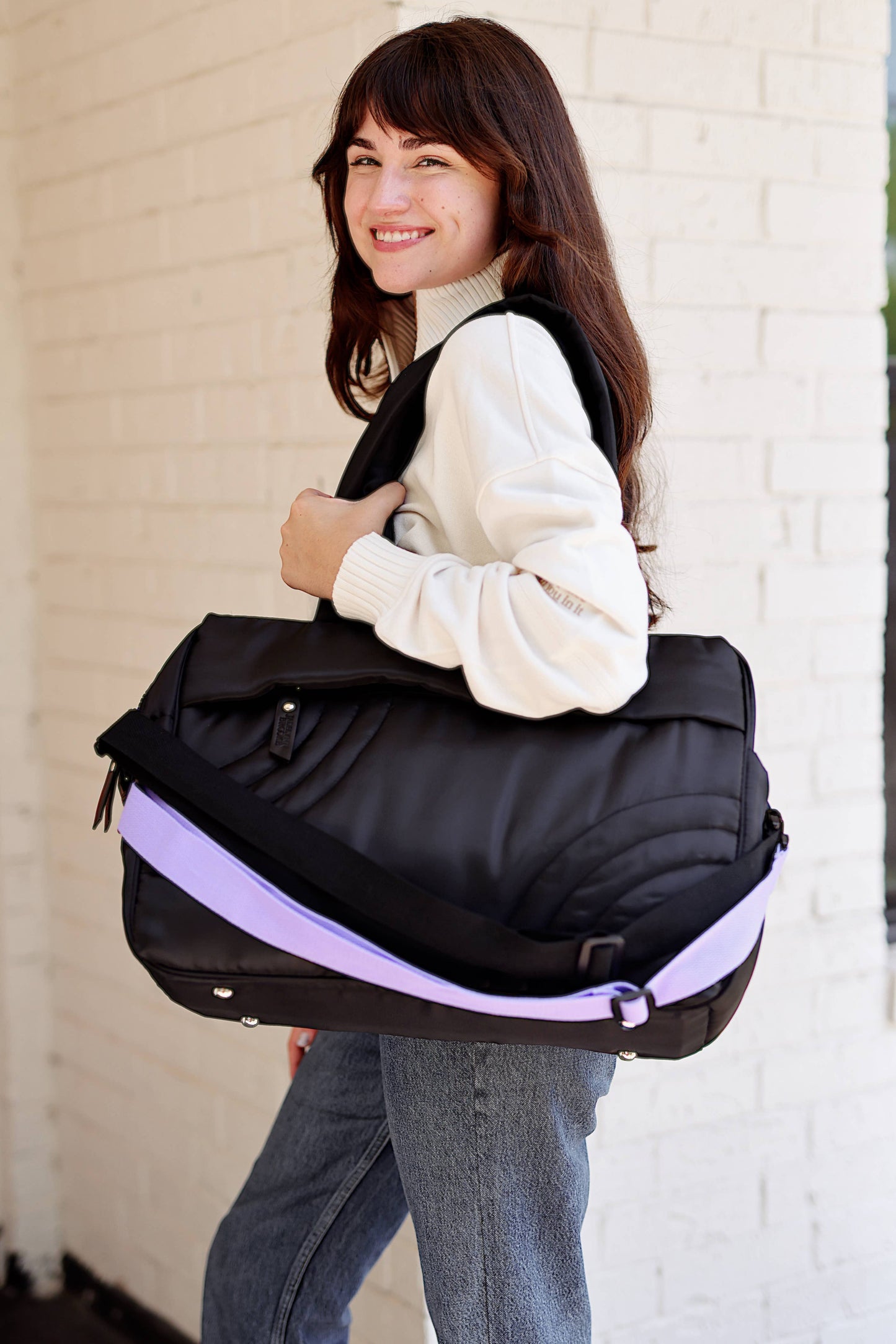 Modern Puffer Duffle - Midnight