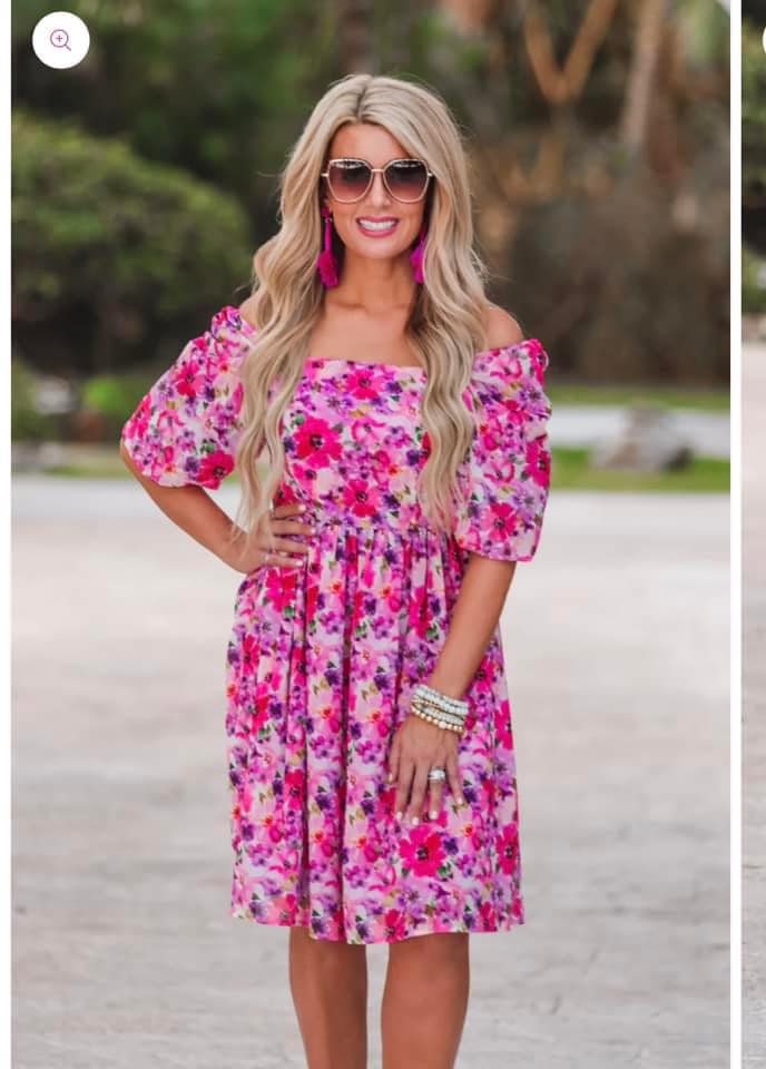 Sweet and Sassy Floral Dress