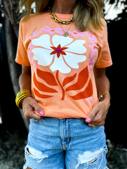 Neon Bloom Tee