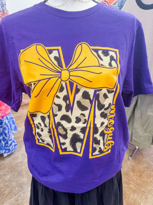 Mogul Cheetah Bow Spirt Tee