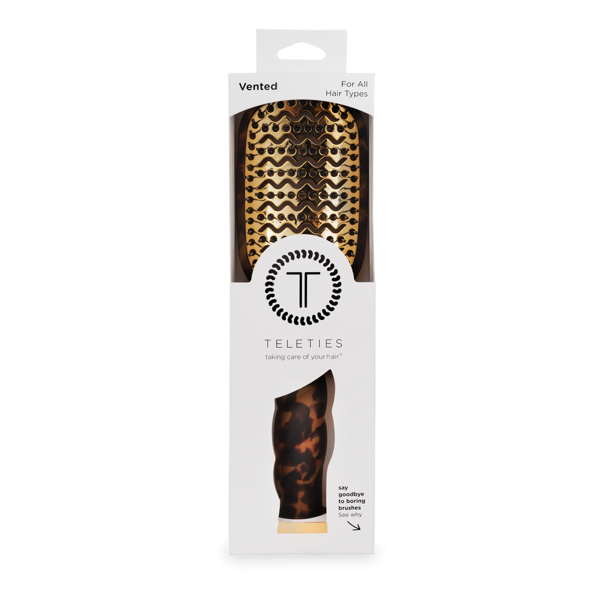 Vented Brush | Full Size | Tortoise
