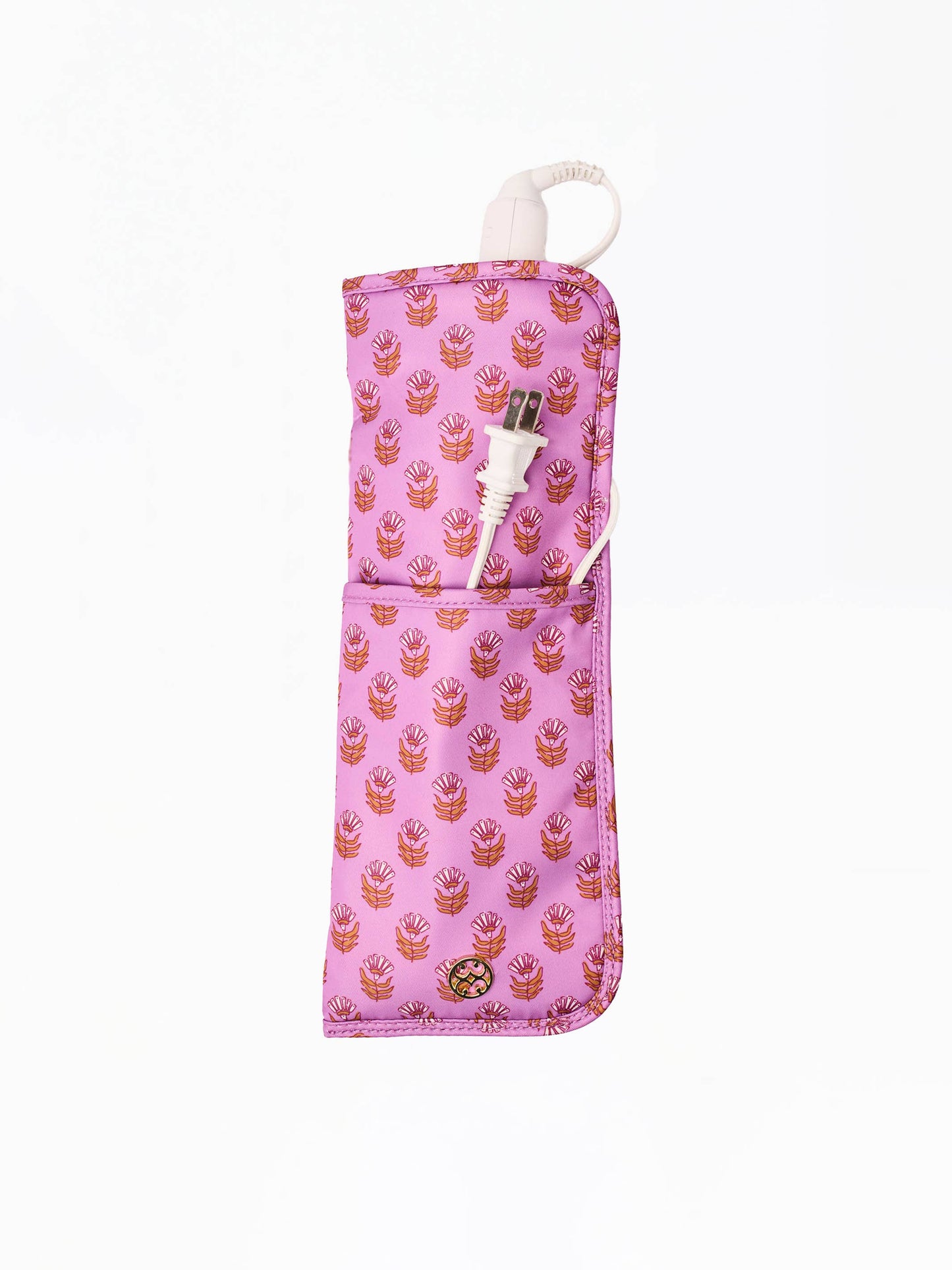 Hot Tools Cover | Pink Floral Block