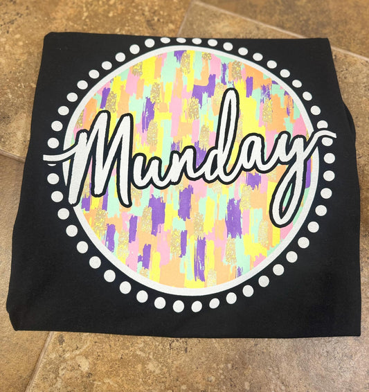 Watercolor Munday Tee