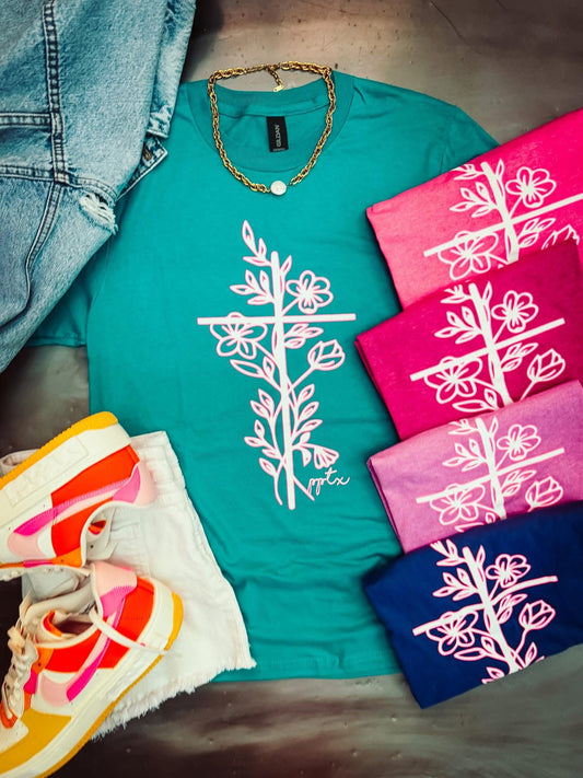 Neon Cross Tee