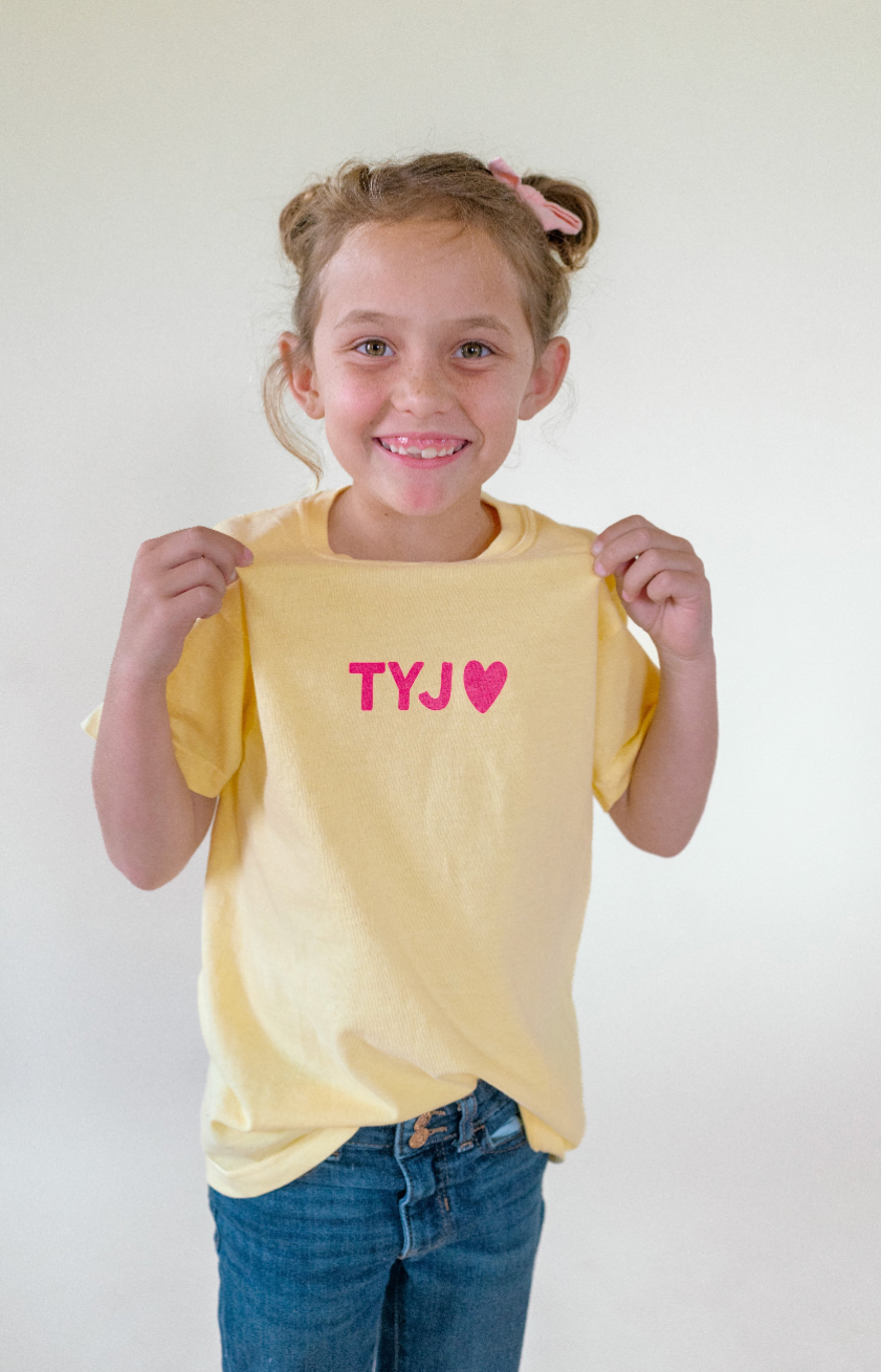 Youth Thank You Jesus Tee - Butter
