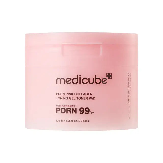 MEDICUBE PDRN Pink Collagen Toning Gel Toner Pad