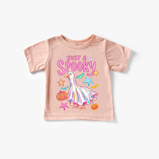 Just a spooky goose ghost Halloween Kids Shirt