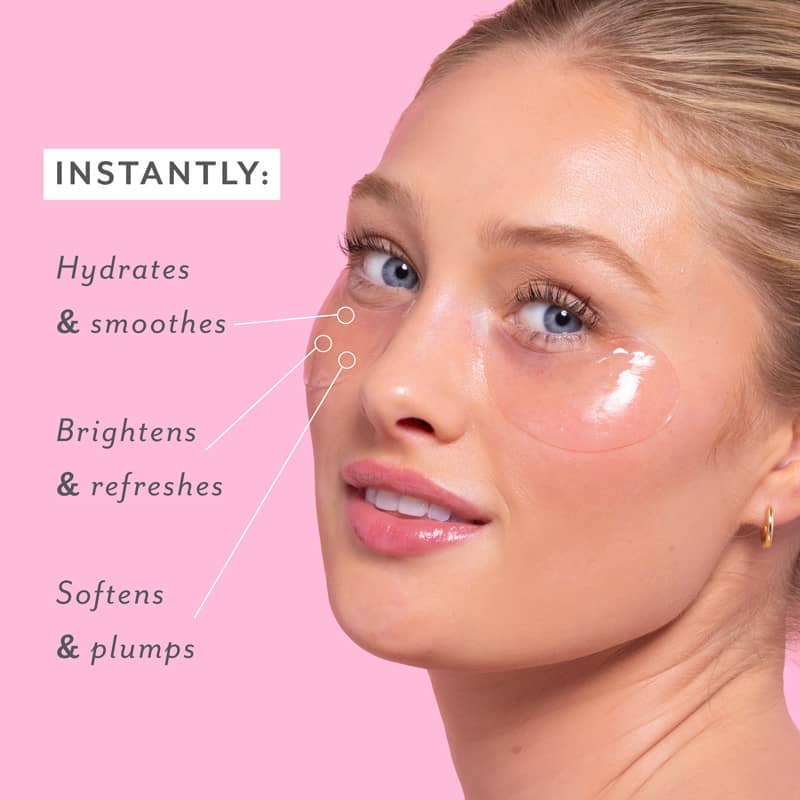 UNDER EYE Serve Chilled Rosé Hydrating Eye Mask Gels