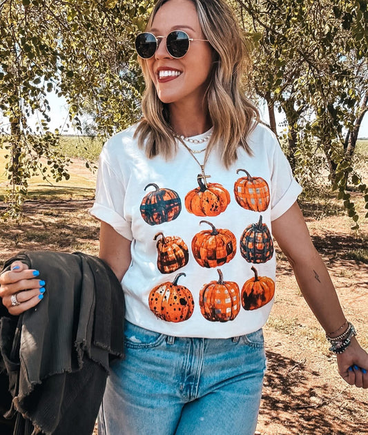 Nine Pumpkins