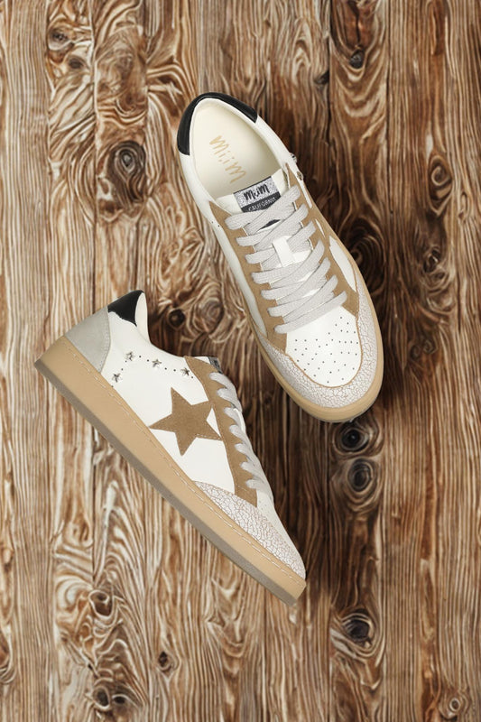 Avery Khaki Star Sneaker