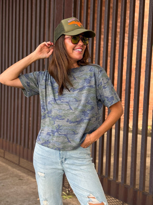 Camo Boxy Tee