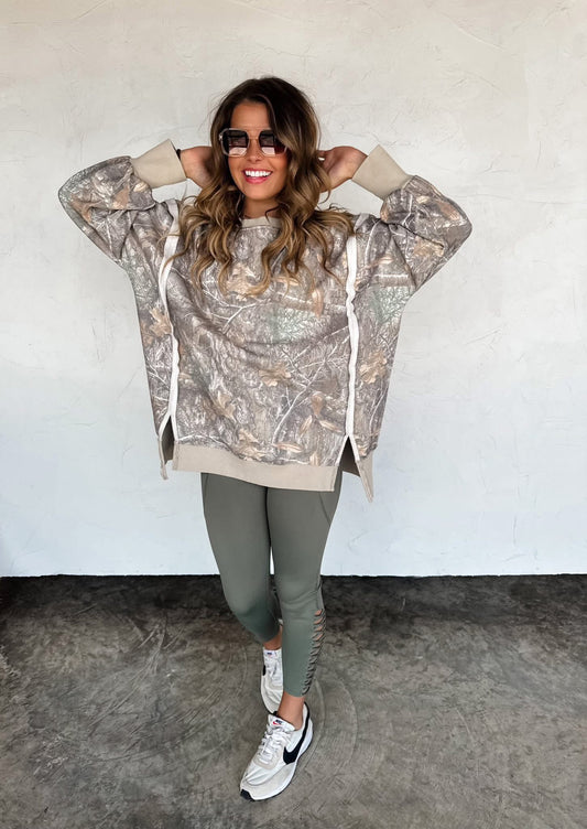 CAMO CLASSIC CREW PULLOVER