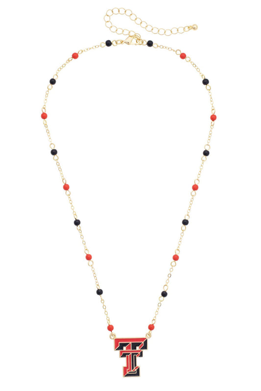 Texas Tech Red Raiders Logo Layering Necklace