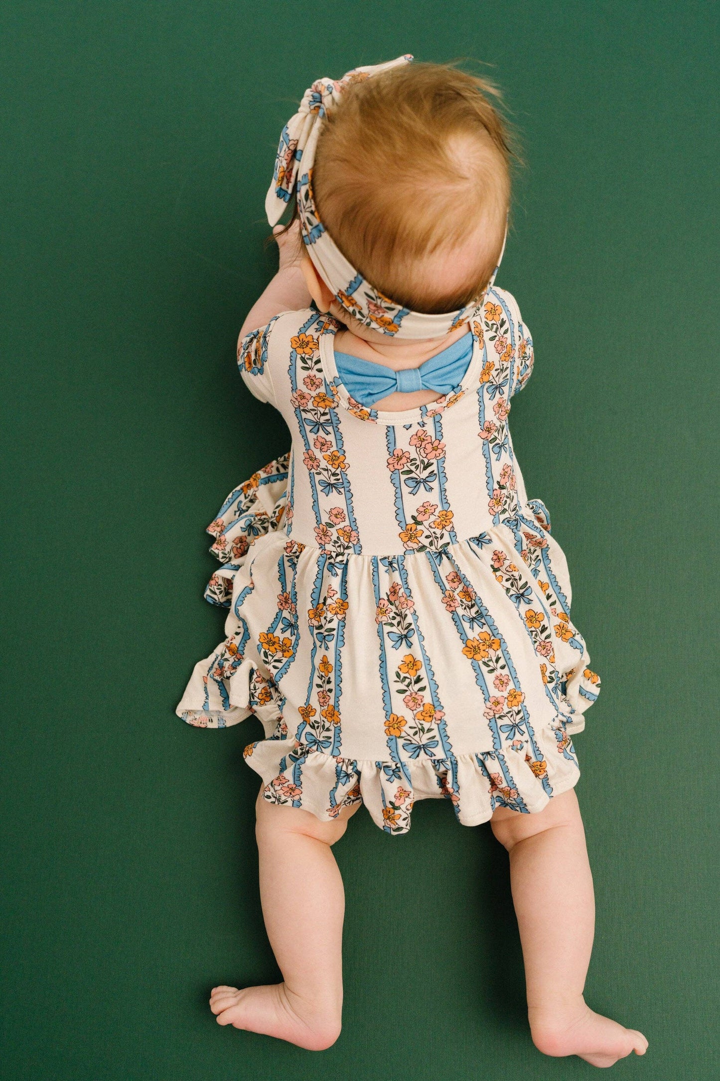 Cottage Bouquet Short Sleeve Bamboo Dress With Snaps