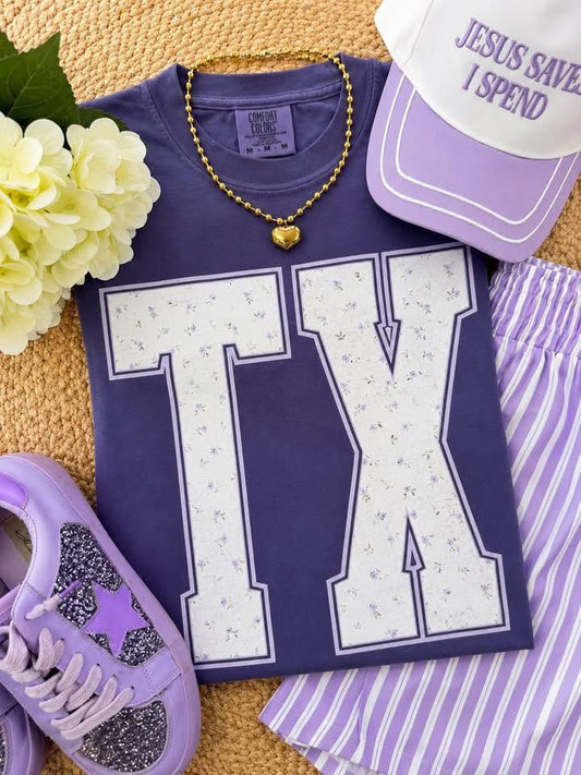 TX Floral State Tee