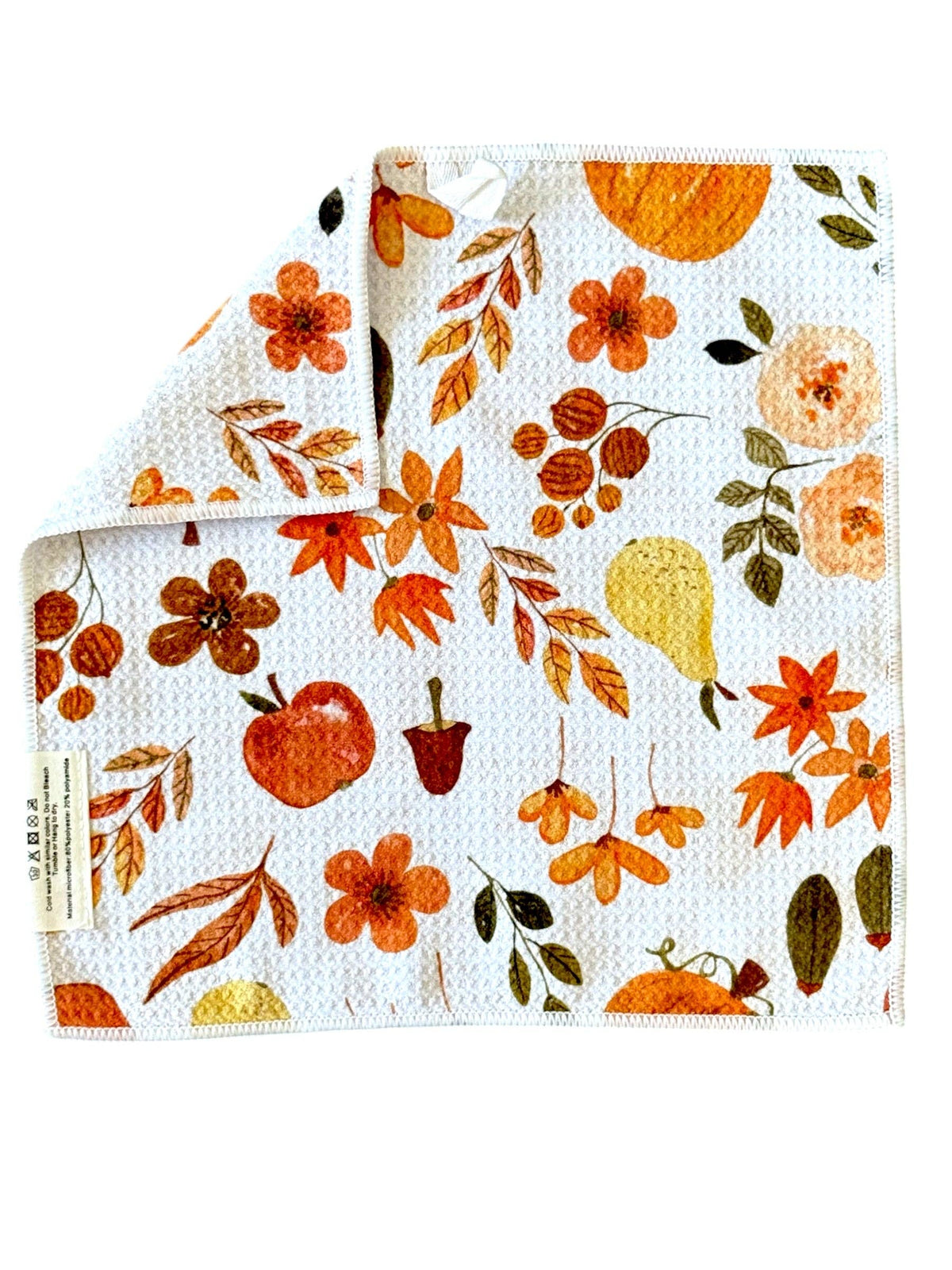 Pumpkin Spice: Double-Sided Washcloth