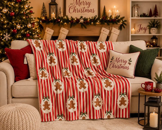 Gingerbread Christmas Blanket