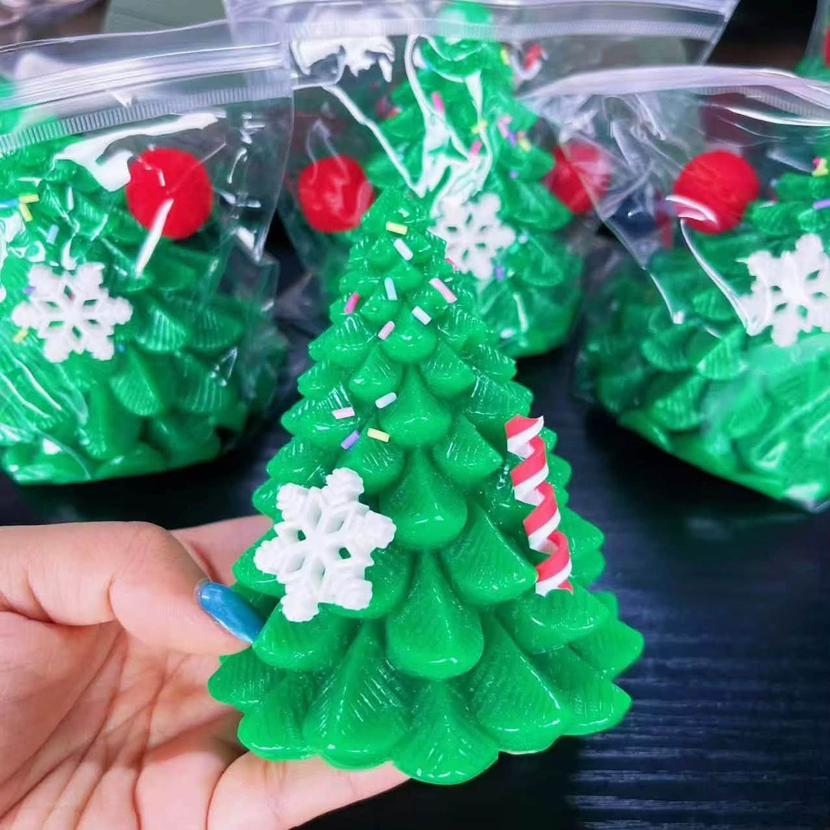 CHRISTMAS TREE SQUISHIES