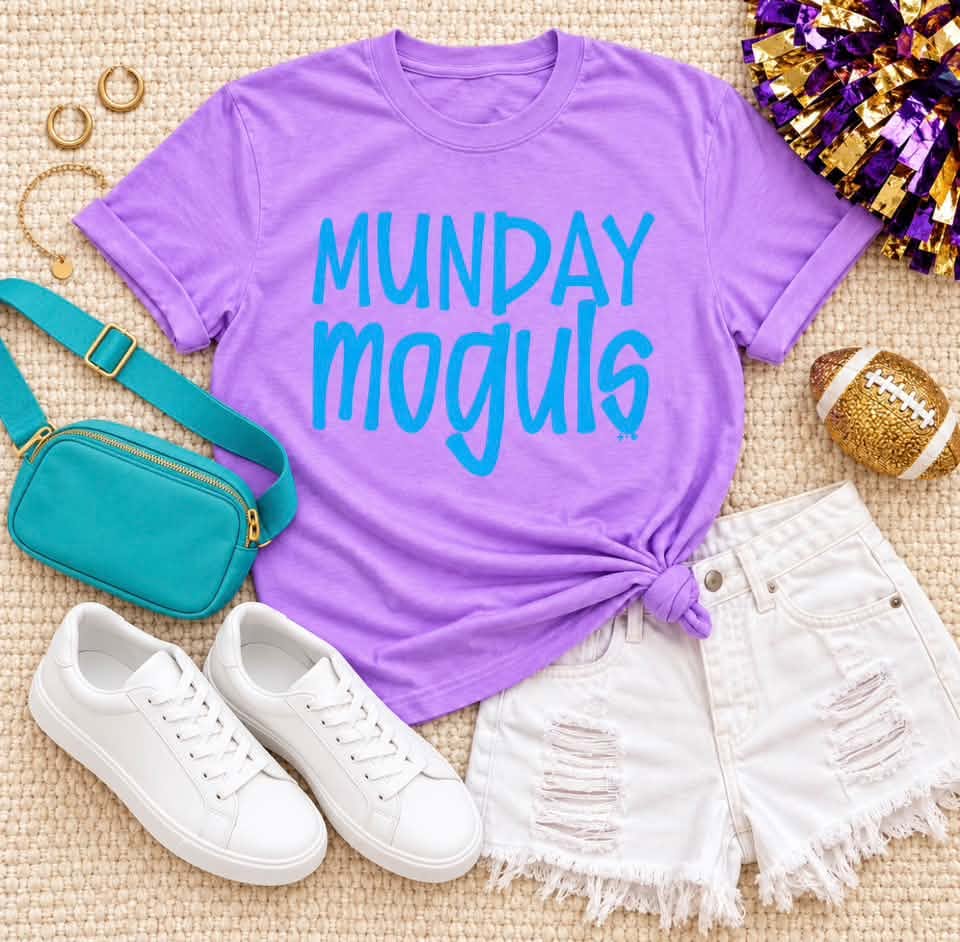 Neon Violet and Blue Munday Moguls
