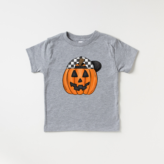 Pumpkin trick or treat boo crew Boys Halloween Kids Shirt
