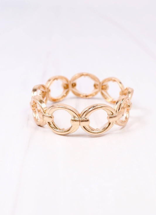 Sampson Stretch Bracelet WORN GOLD