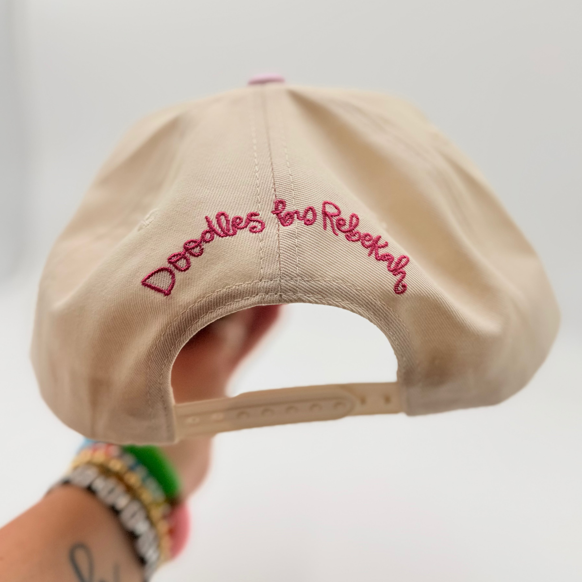 Thankful Grateful Stressed Embroidered Hat With Decorative Bill