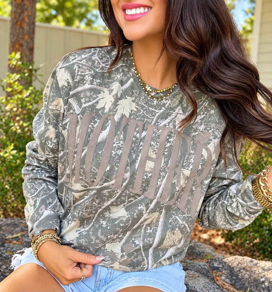 Mother Camo Long Sleeve