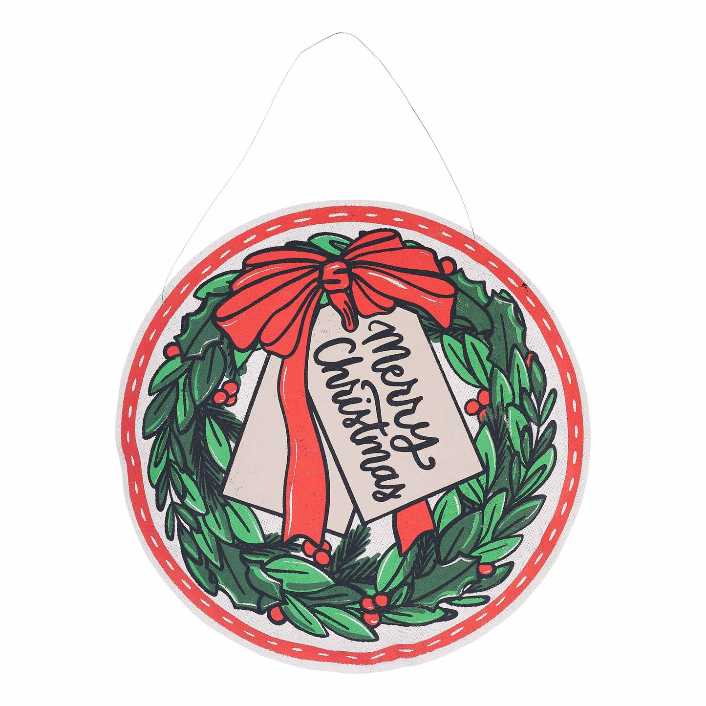 Give Thanks/Merry Christmas Burlee- Christmas Décor