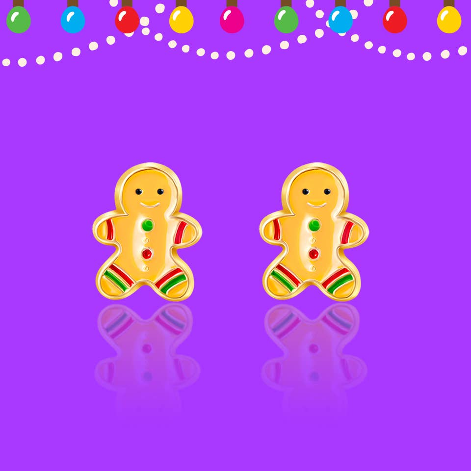 Gingerbread Man | Cutie Stud Earrings
