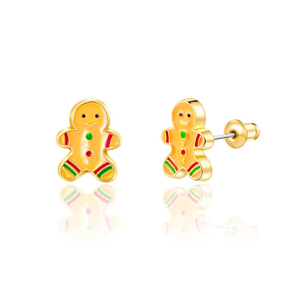 Gingerbread Man | Cutie Stud Earrings