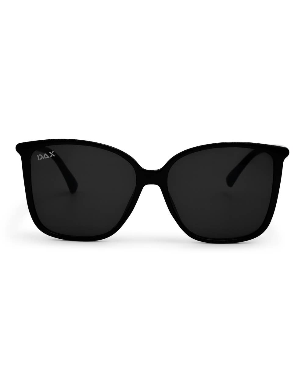 High Class Black - Oversized Square Sunglasses