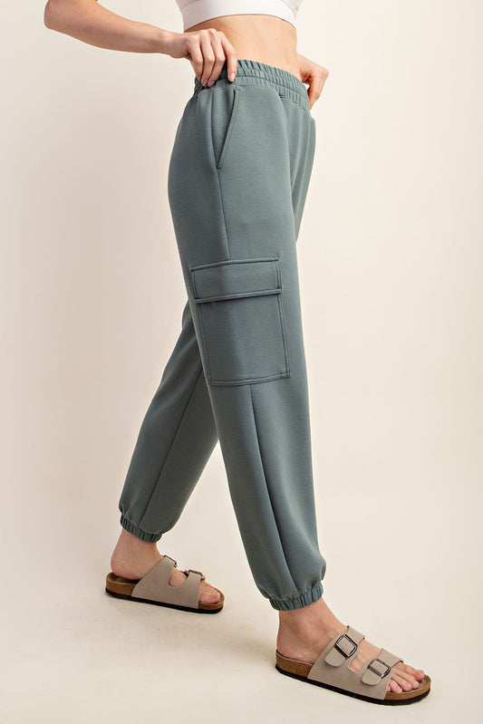Sage Leaf Suba Cargo Jogger
