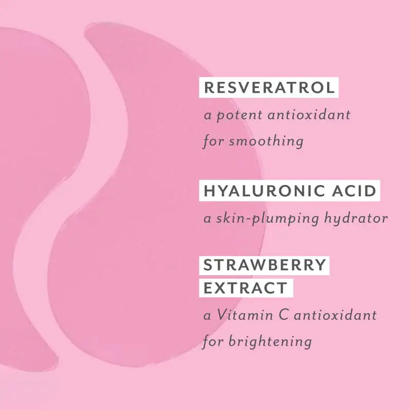 UNDER EYE Serve Chilled Rosé Hydrating Eye Mask Gels