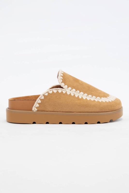 MARGRET CROCHET STITCH DESIGN MOCCASIN SLIPPERS