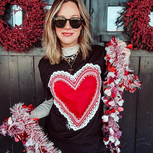Big Lace Heart Tee