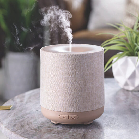 Natural Linen Ultrasonic Essential Oil Diffuser