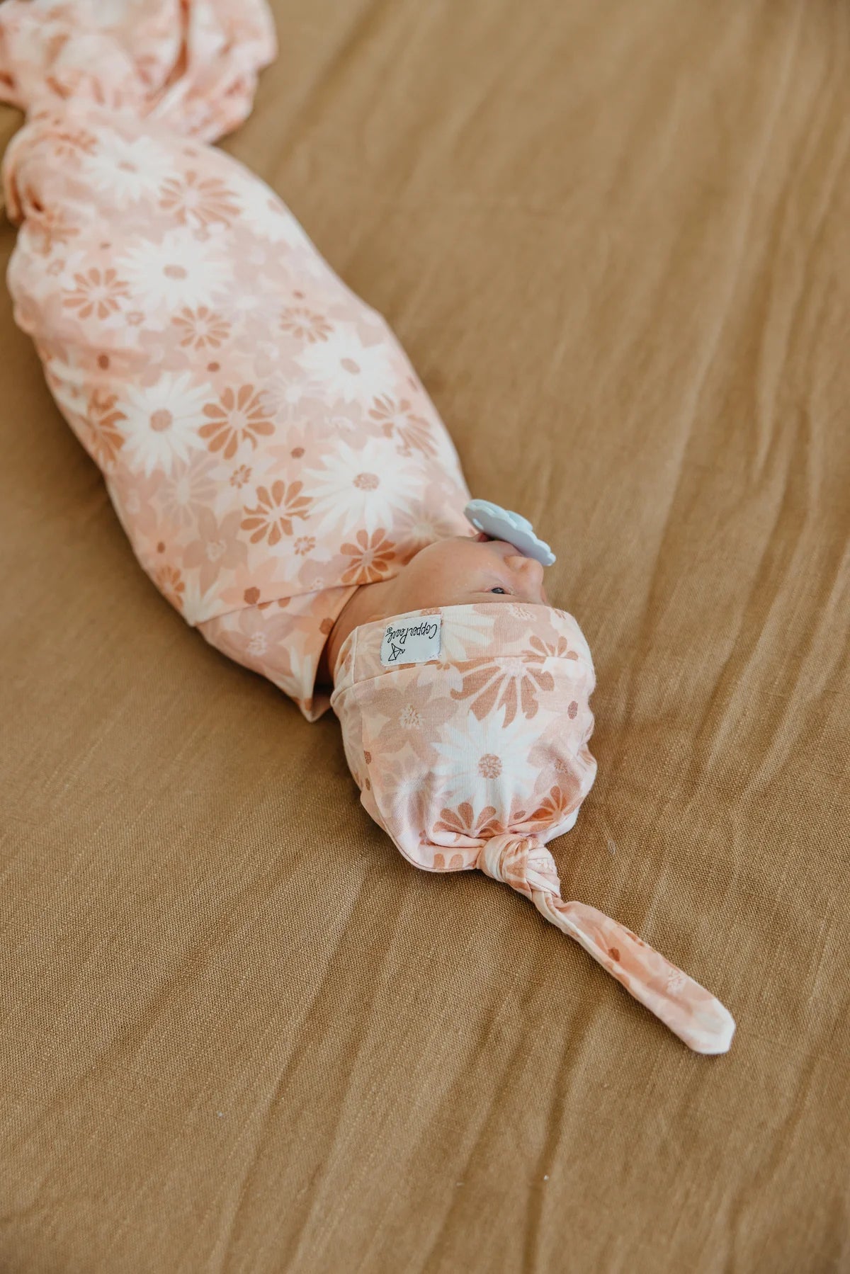 Newborn Top Knot Hat