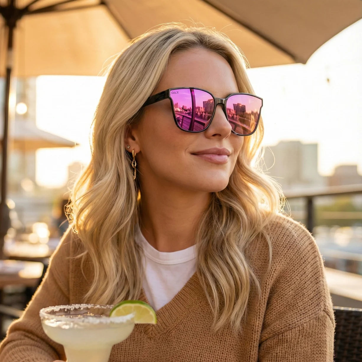 Cam Hot Pink Sunglasses
