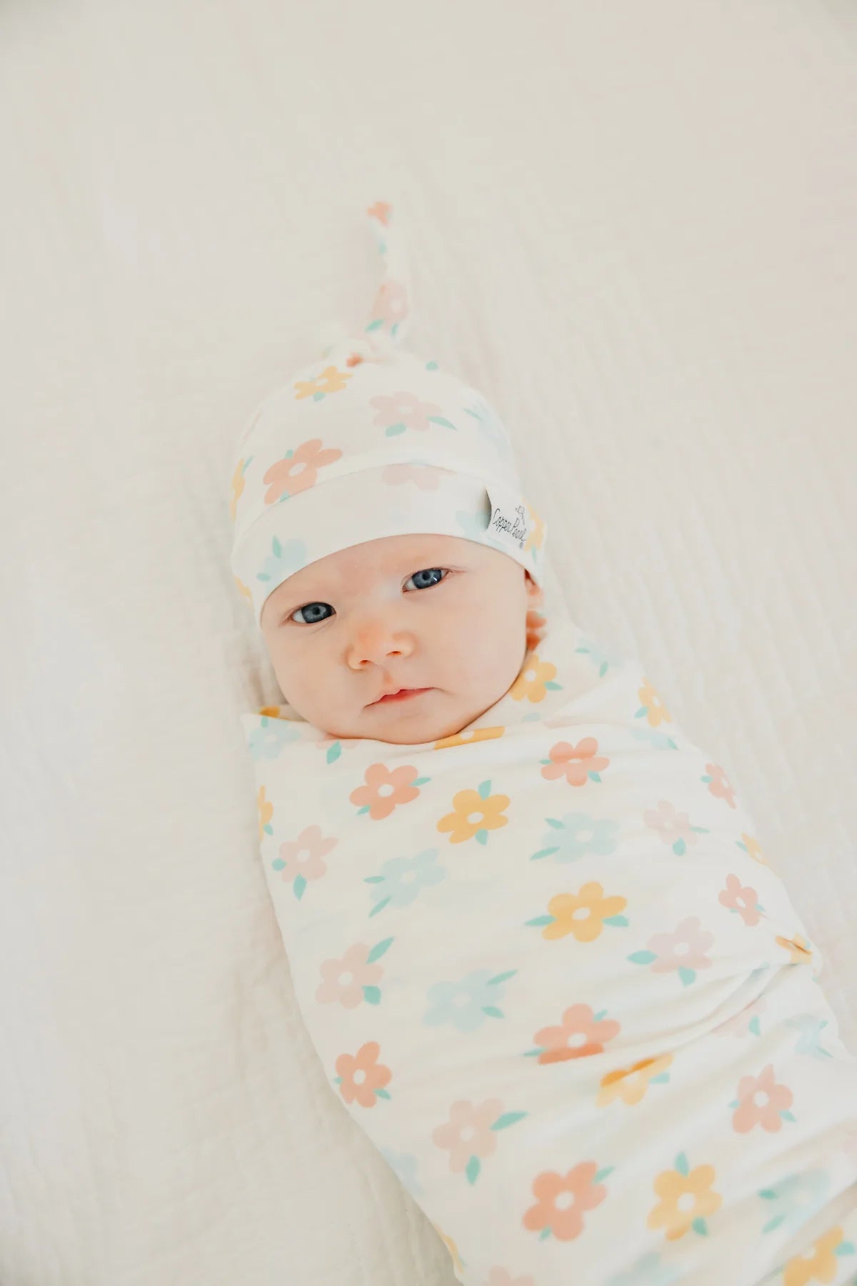 Newborn Top Knot Hat