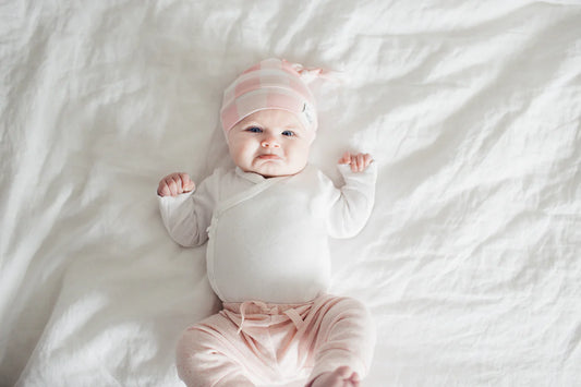 Newborn Top Knot Hat