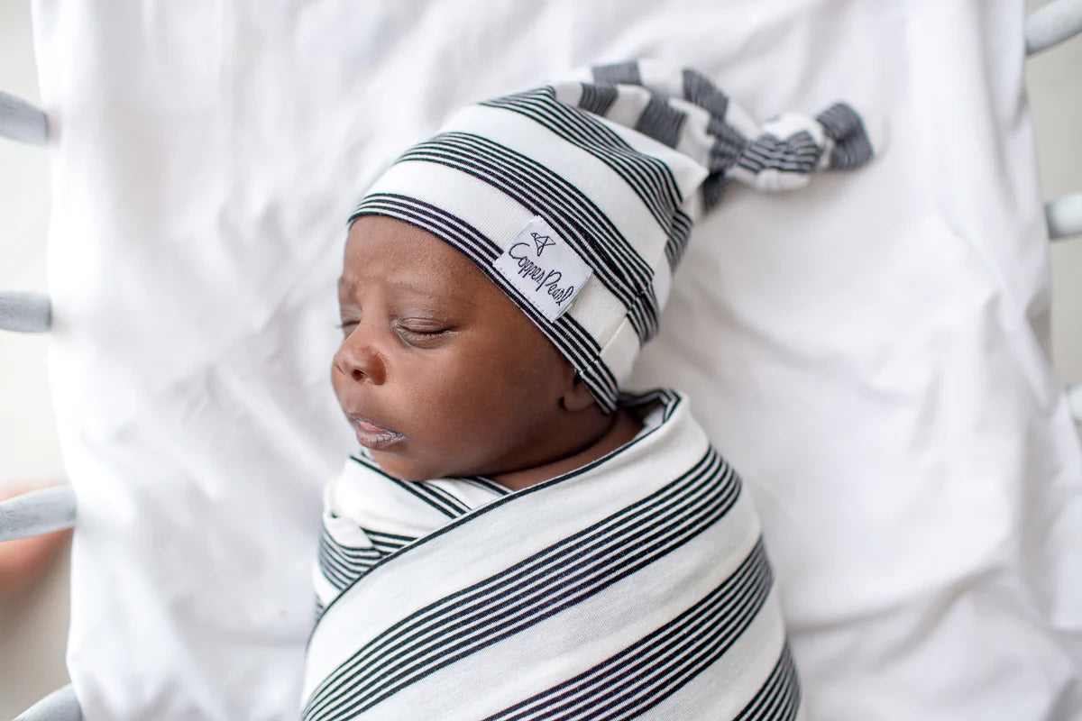 Newborn Top Knot Hat