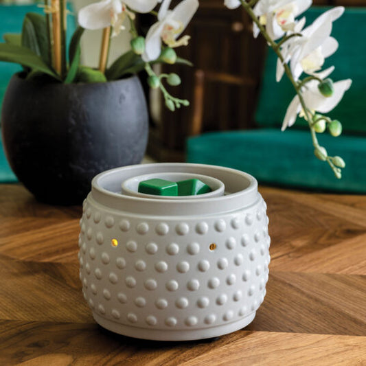 Beaded Slate Illuminaire Fan Fragrance Warmer