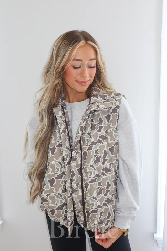 Duck Camo Puffer Vest